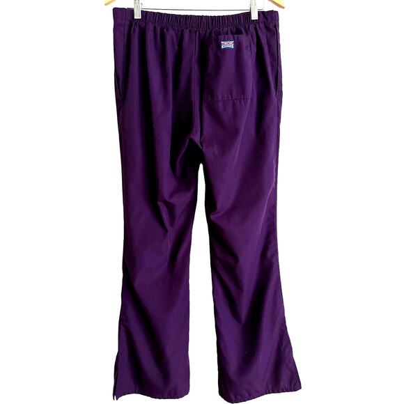 Cherokee‎ Workwear-Women's Small-3-Pocket Flare Leg Drawstring Scrub Pants-EUC - Picture 4 of 6